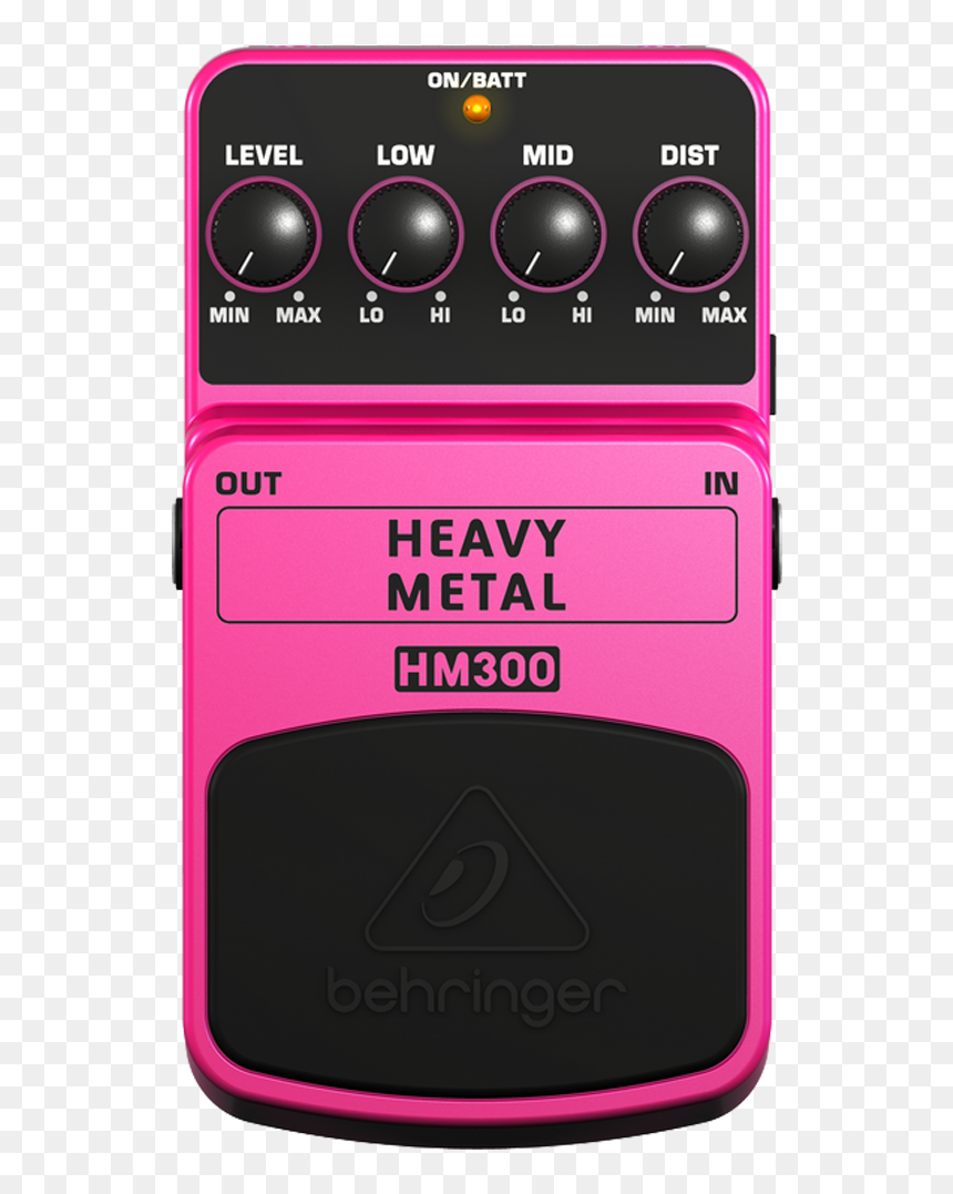 Behringer Hm300 Heavy Metal Distortion Effects Pedal - Pedal Behringer Heavy Metal Hm300, HD Png Download - heavy metal png