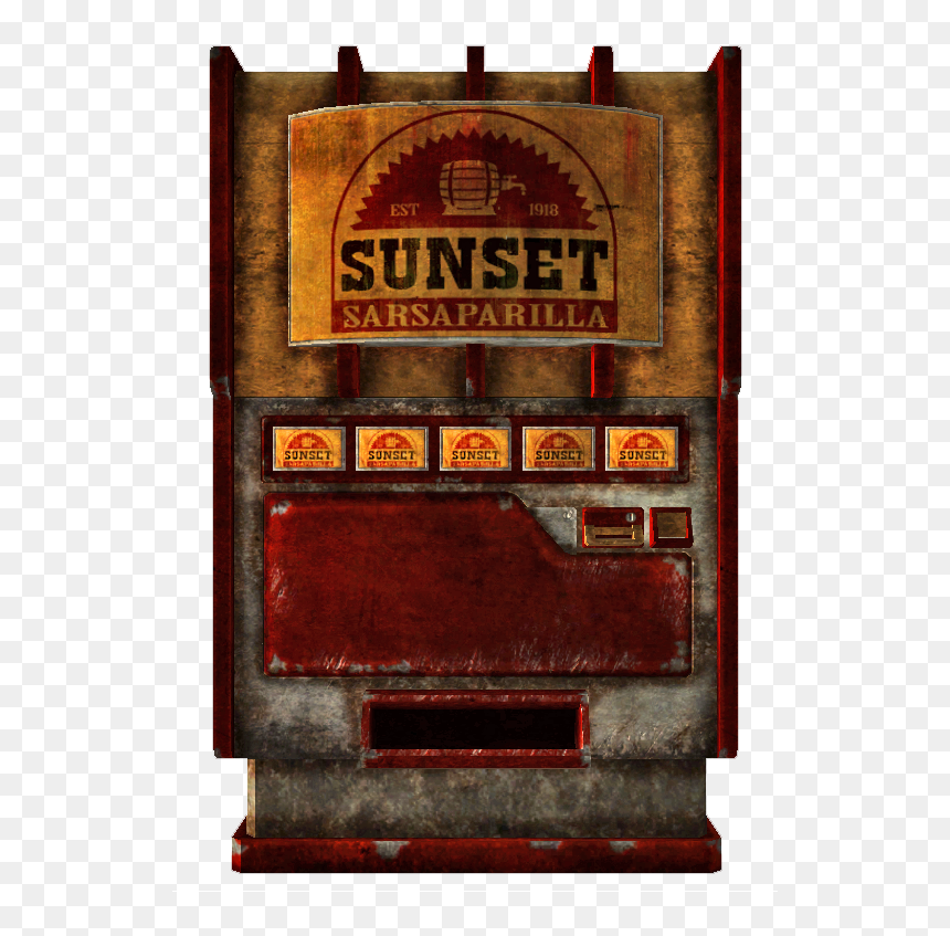 Sunsetsarsaparilla Vending Machine - Sunset Sarsaparilla, HD Png Download - vending machine png