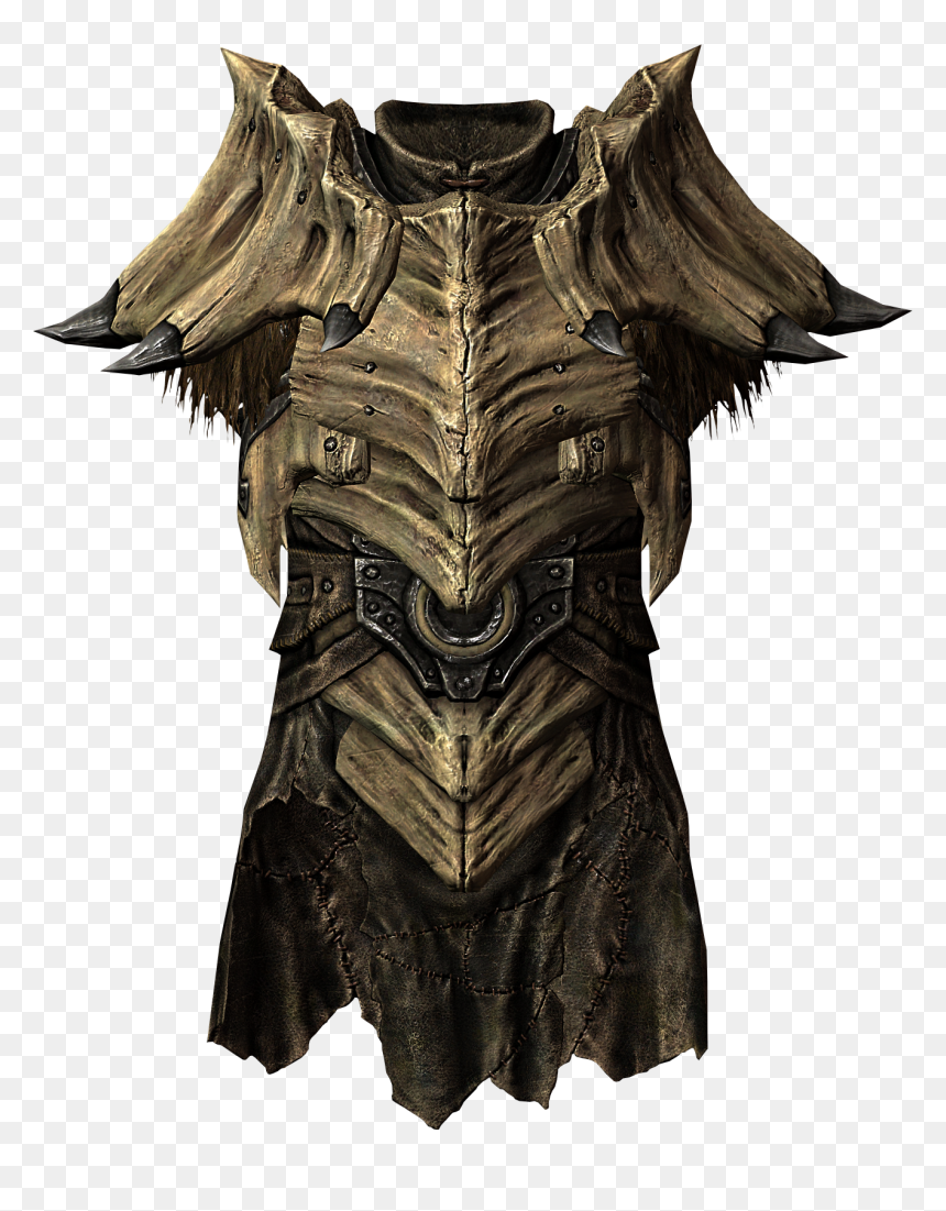 Elder Scrolls - Dragonplate Armor, HD Png Download - dragon scales png