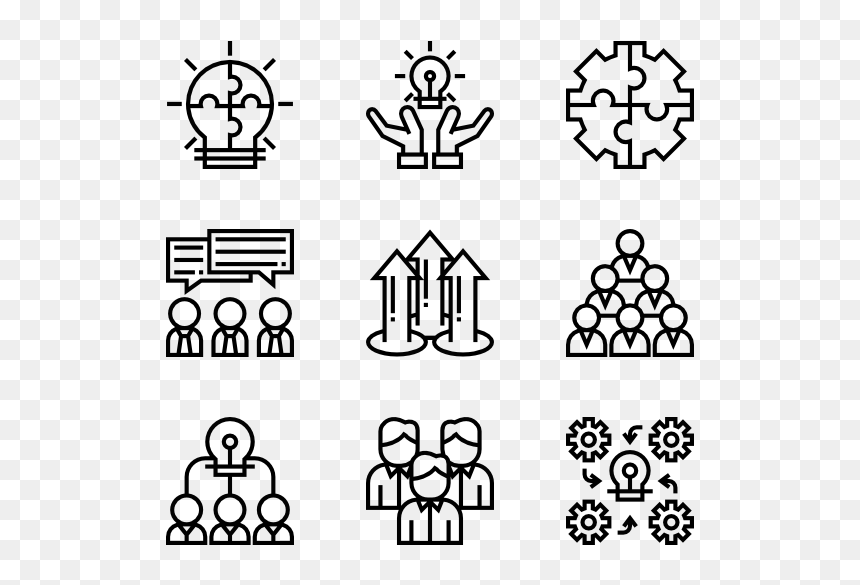 Restaurant Line Icon, HD Png Download - teamwork icon png
