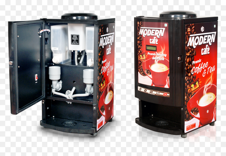 Coffee Vending Machine Inner, HD Png Download - vending machine png
