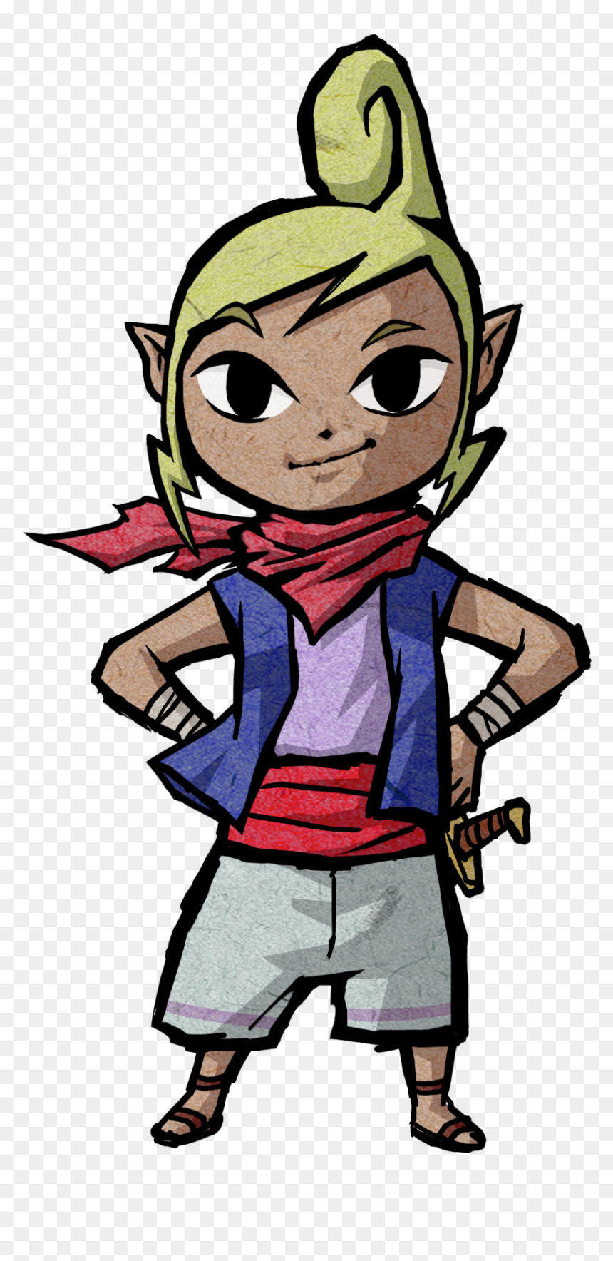 Tww Tetra - Legend Of Zelda Wind Waker Tetra, HD Png Download - wind waker png