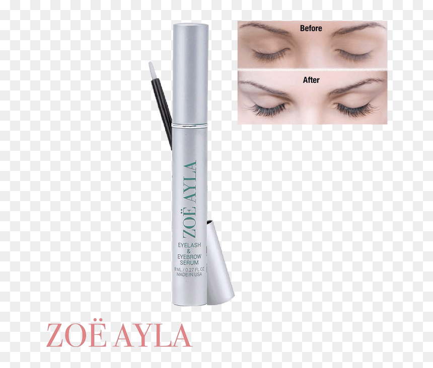 False Eyelashes Before And After, HD Png Download - evil eyebrows png