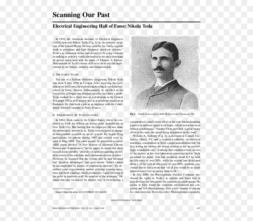 Putting Dreams Into Action, HD Png Download - nikola tesla png