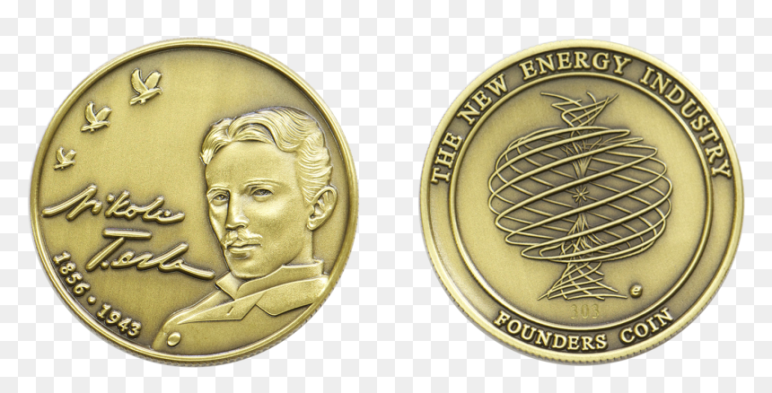 Nikola Tesla, Coin, Energy, New Energy, - Industrial Scientific, HD Png Download - nikola tesla png