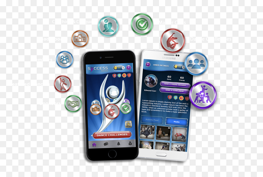 Icon Spiral - Smartphone, HD Png Download - dance icon png