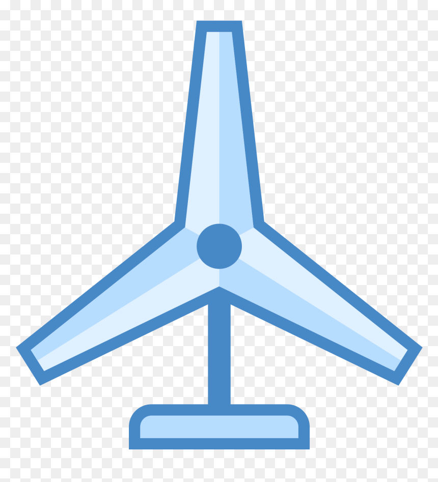 Wind Turbine Icon - Sign, HD Png Download - wind icon png
