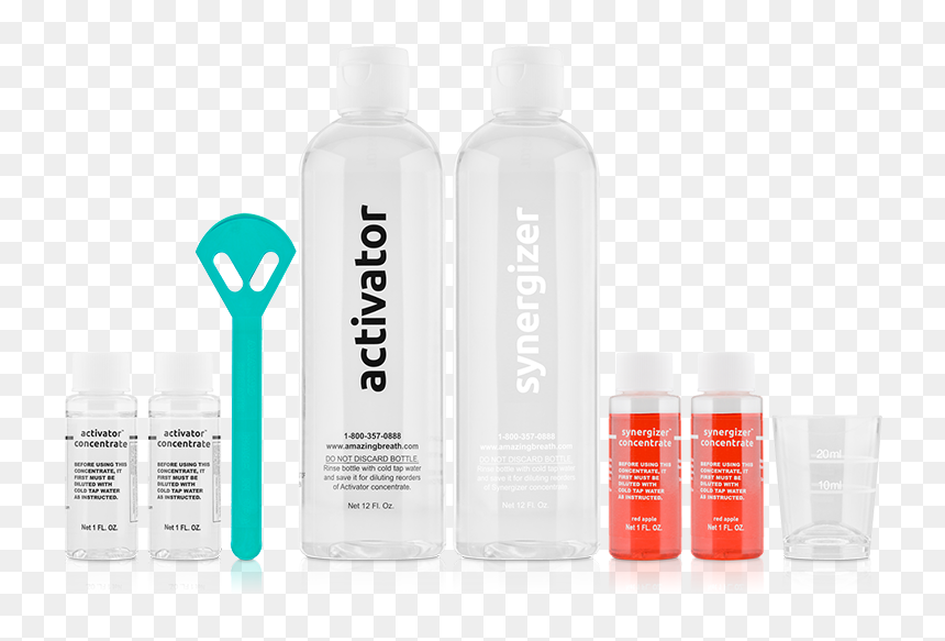 Red Apple 4 Week Starter Kit - Plastic Bottle, HD Png Download - cold breath png