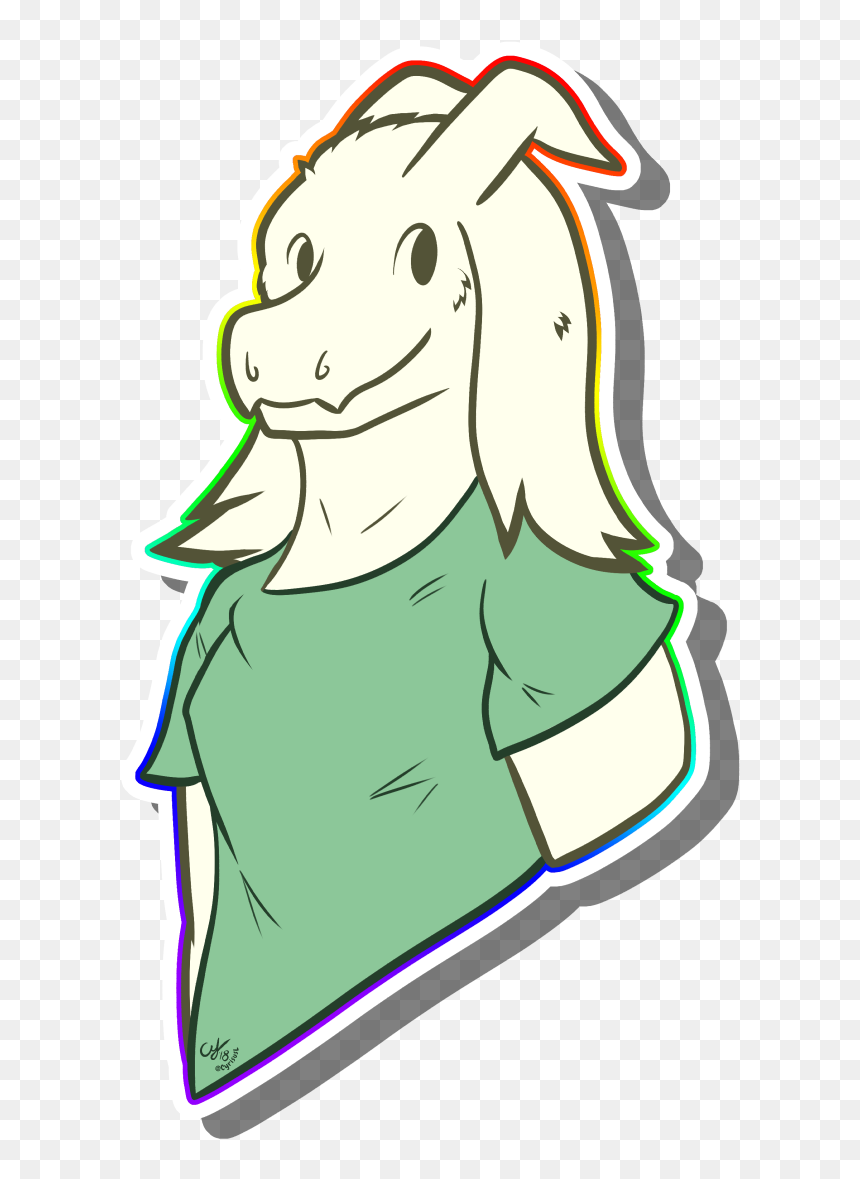Asriel Doodle , Png Download - Cartoon, Transparent Png - asriel png