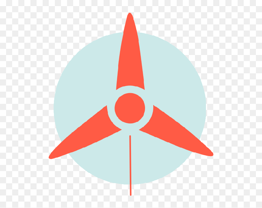 United States Wind Turbine Database - Wind Turbine Cartoon Png, Transparent Png - wind icon png