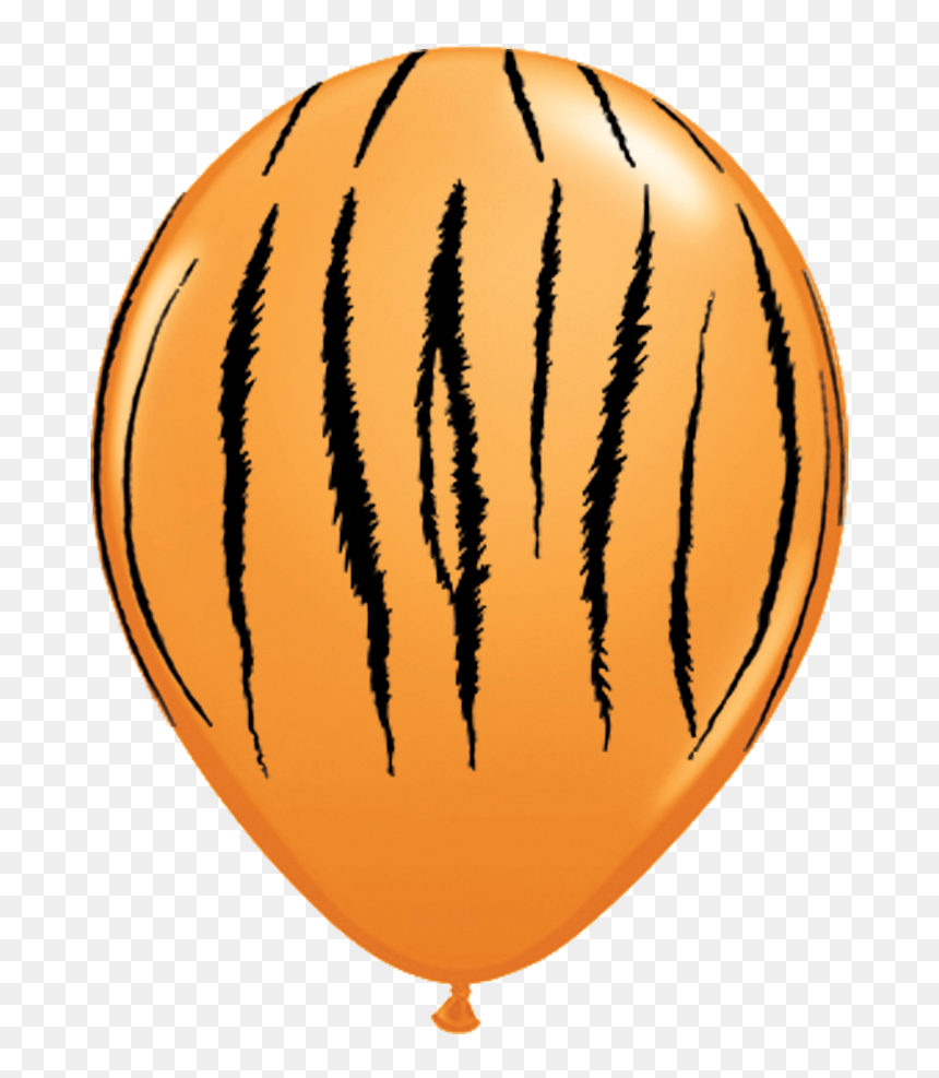 Zebra Balloon, HD Png Download - tiger stripe png