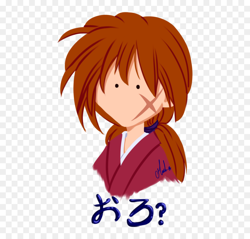 Himura Kenshin Oro - Cartoon, HD Png Download - kenshin png