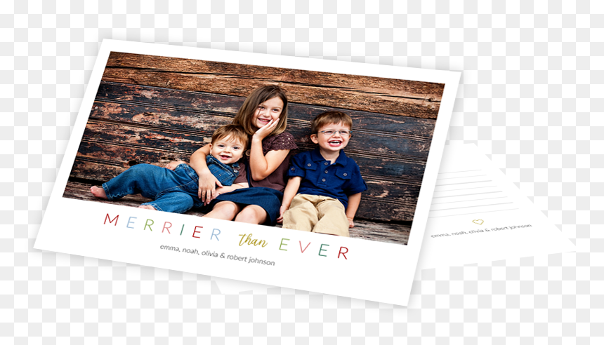 Transparent Christmas Card Template Png - Picture Frame, Png Download - holiday card png