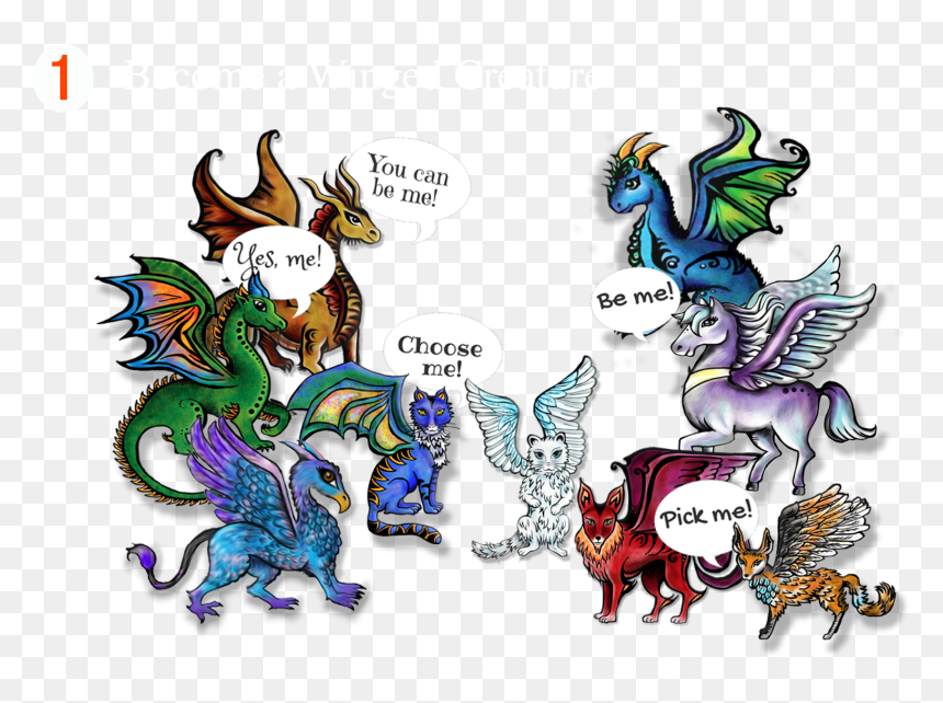 Cartoon, HD Png Download - dragon wing png