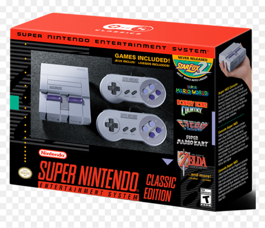 Super Nintendo Entertainment System Classic Edition, HD Png Download - snes classic png