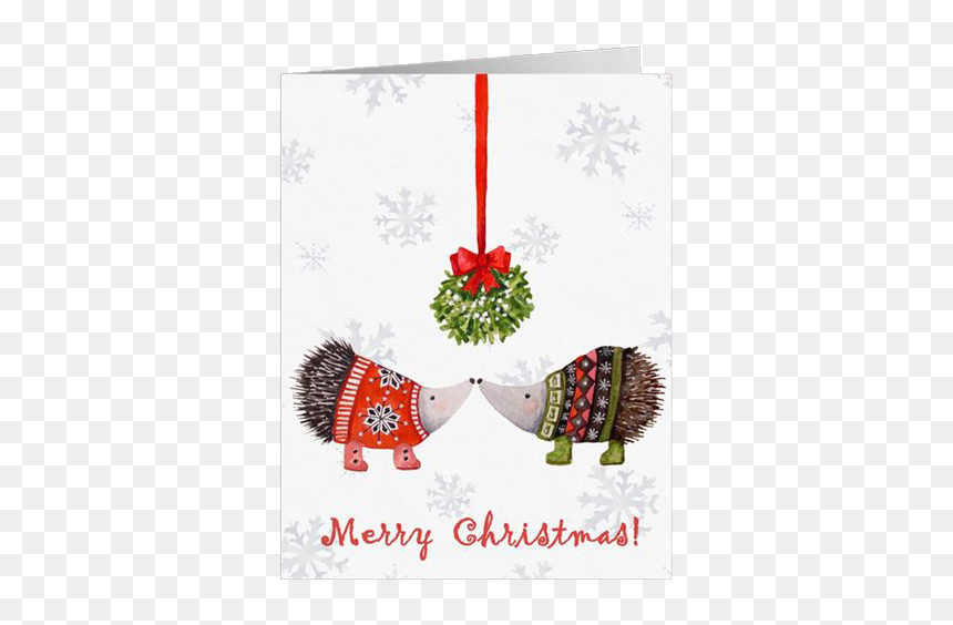 Woodland Animal Watercolor Cards, HD Png Download - holiday card png