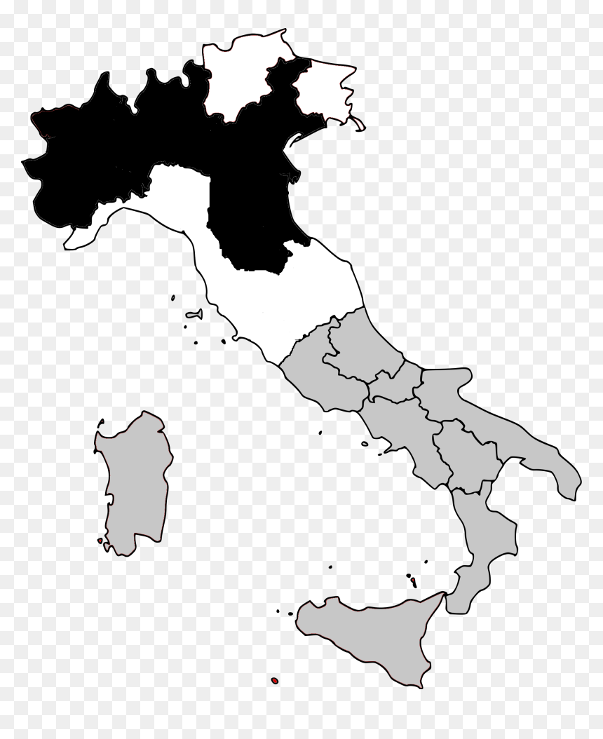 5 Kb - Italia Central, HD Png Download - italy map png