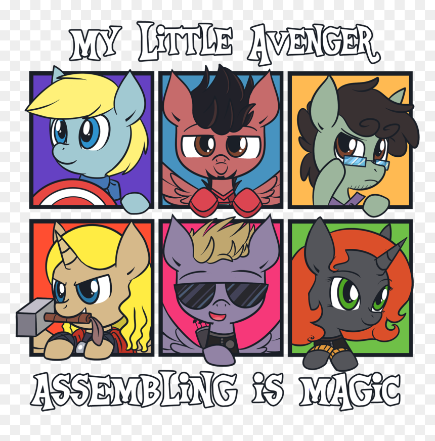 Avengers My Little Pony Comic, HD Png Download - bruce banner png