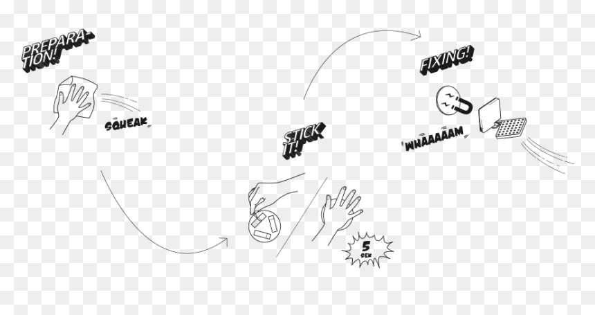 Painted And Magnetic - Line Art, HD Png Download - flying nimbus png