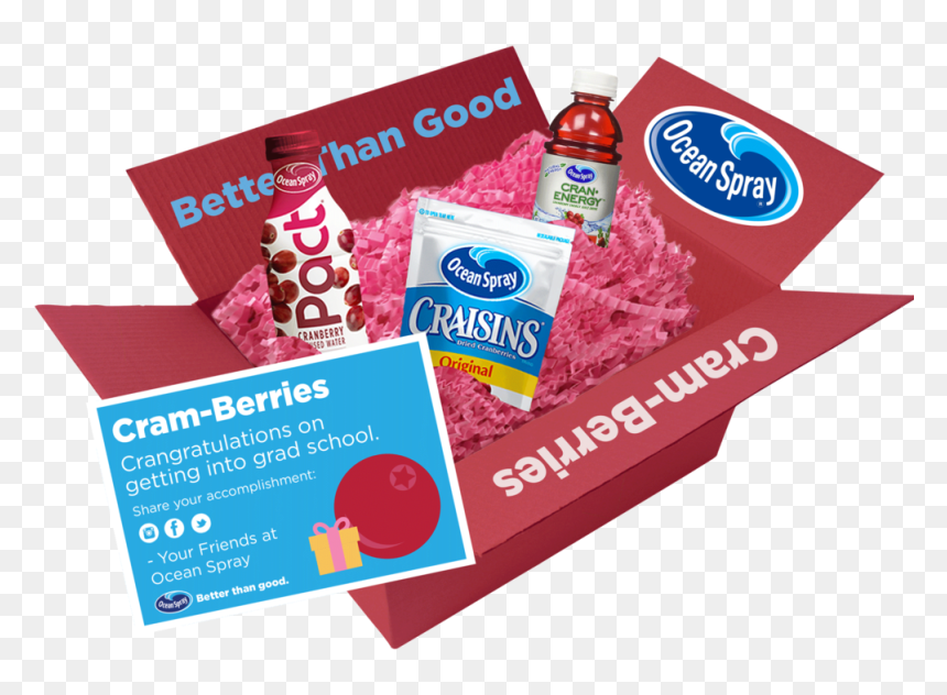 Final Physical Care Package , Png Download - Ocean Spray Cranberry, Transparent Png - care package png