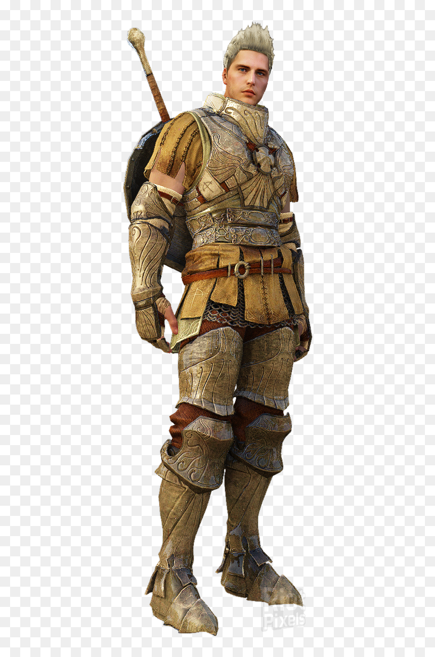 Golden Armor With Patterns Black Desert, HD Png Download - black desert png