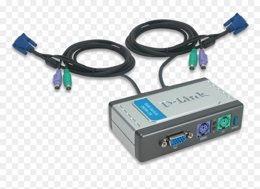 D Link Kvm Switch Dkvm 2k, HD Png Download - teclado png