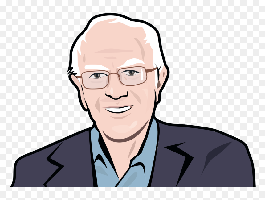 Cartoon, HD Png Download - bernie sanders head png