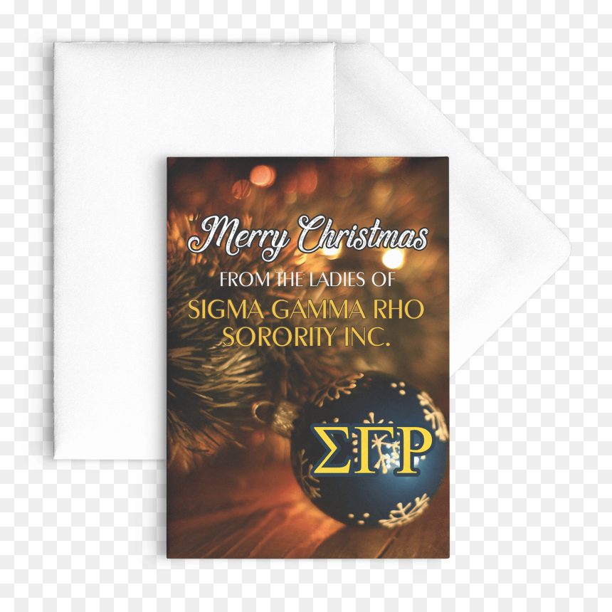 Sigma Gamma Rho Christmas Card, HD Png Download - sigma gamma rho png