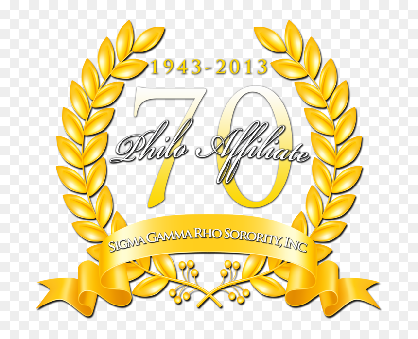 Gold Wreath, HD Png Download - sigma gamma rho png