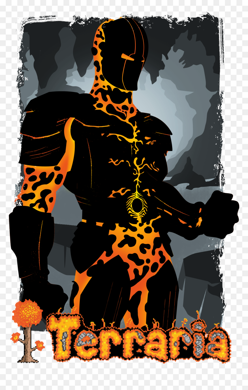 Terraria Shirt, HD Png Download - terraria character png