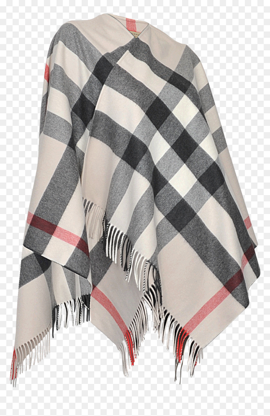 Cashmere Burberry Wool Scarf Cape Free Photo Png Clipart - Burberry Scarf Png, Transparent Png - poncho png