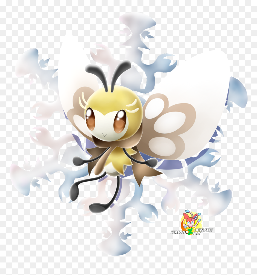 Pokemon And Ribombee Image - Ribombee Female, HD Png Download - meloetta png