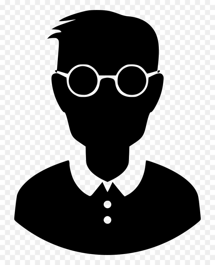 And White,vision Care - Nerd Icon Png, Transparent Png - glasses icon png