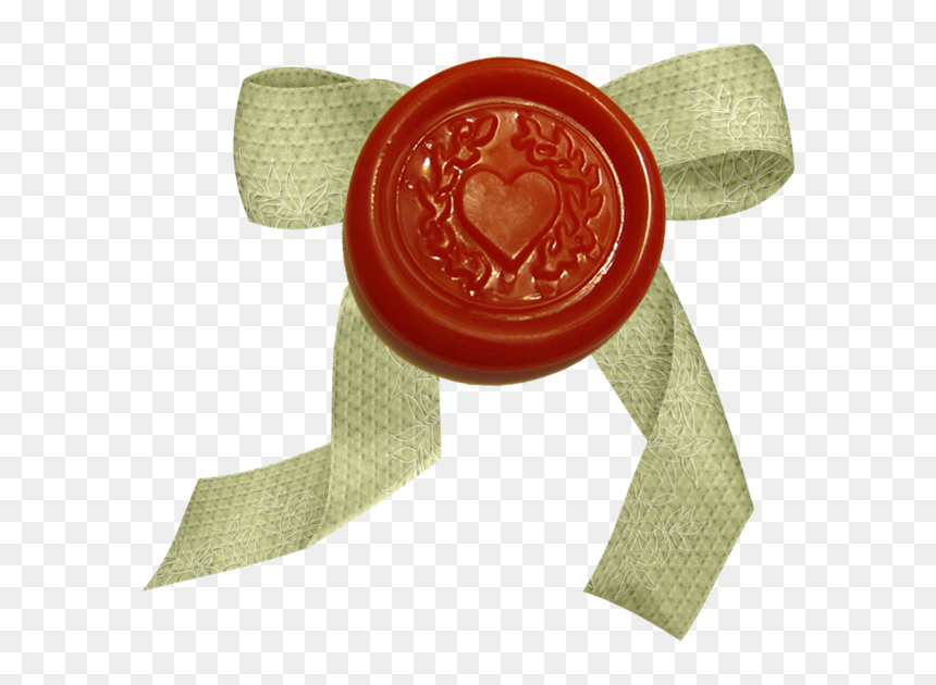 Transparent Red Wax Seal Png - Green Bow, Png Download - blank wax seal png