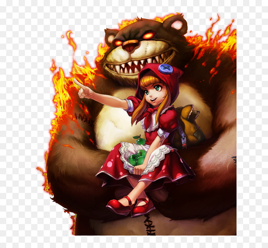 Red-hat Annie With Tibbers Skin - League Of Legends Annie Png, Transparent Png - annie png