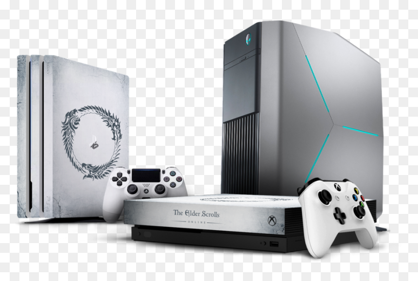 Elder Scrolls Online Ps4 Console, HD Png Download - elder scrolls online png