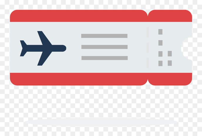 A Flight To Mackinac Island With Ceo Of Motown Digital - Flight Ticket Vector Png, Transparent Png - ticket vector png