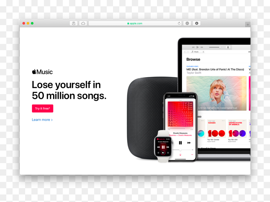 Apple Music Streaming App - Apple, HD Png Download - amazon music icon png