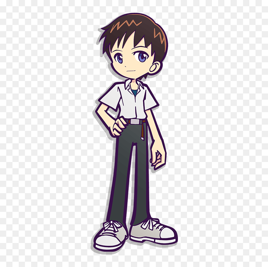 Cartoon, HD Png Download - shinji png