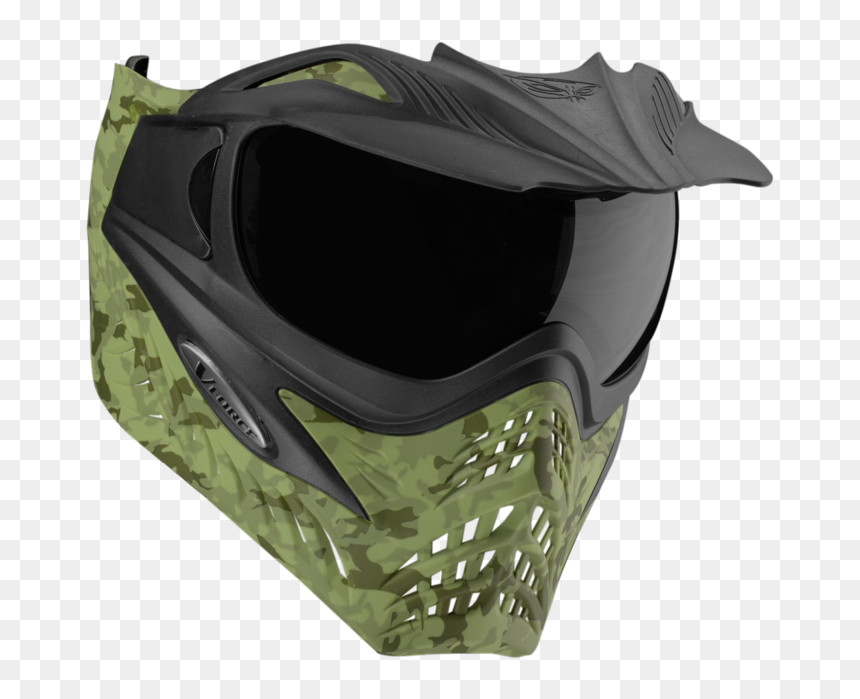Desert Camo Vforce Grill, HD Png Download - paintball mask png