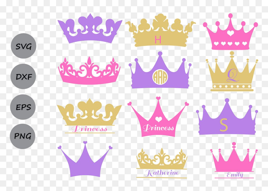 Crown Svg, HD Png Download - princess emoji png