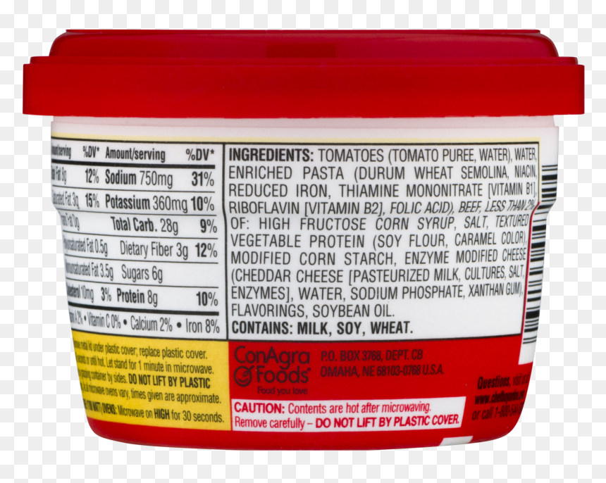 Box, HD Png Download - chef boyardee png