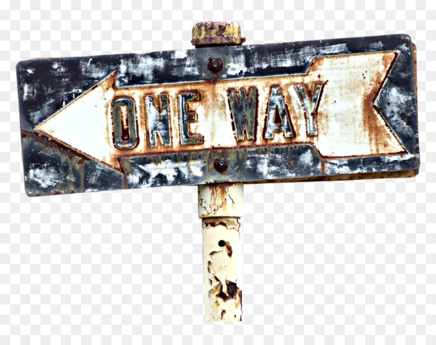 Wood, HD Png Download - one way sign png