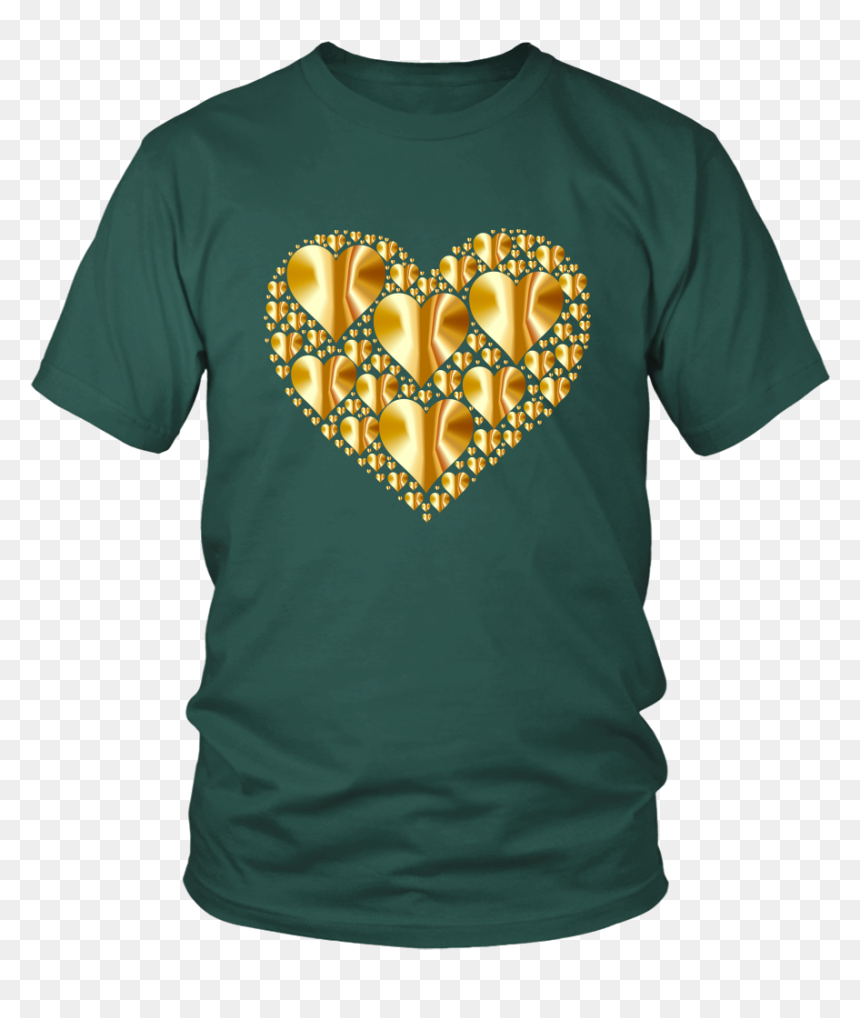 Save Our Planet T Shirts, HD Png Download - golden heart png