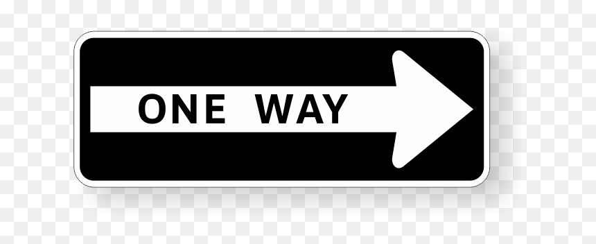 Sun Rb 21a/b R - One Way Sign, HD Png Download - one way sign png
