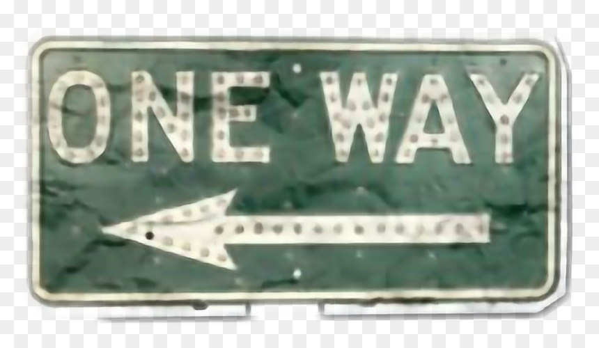 #editing #edits #icon #overlay #green #oneway #arrow - Canoe, HD Png Download - one way sign png