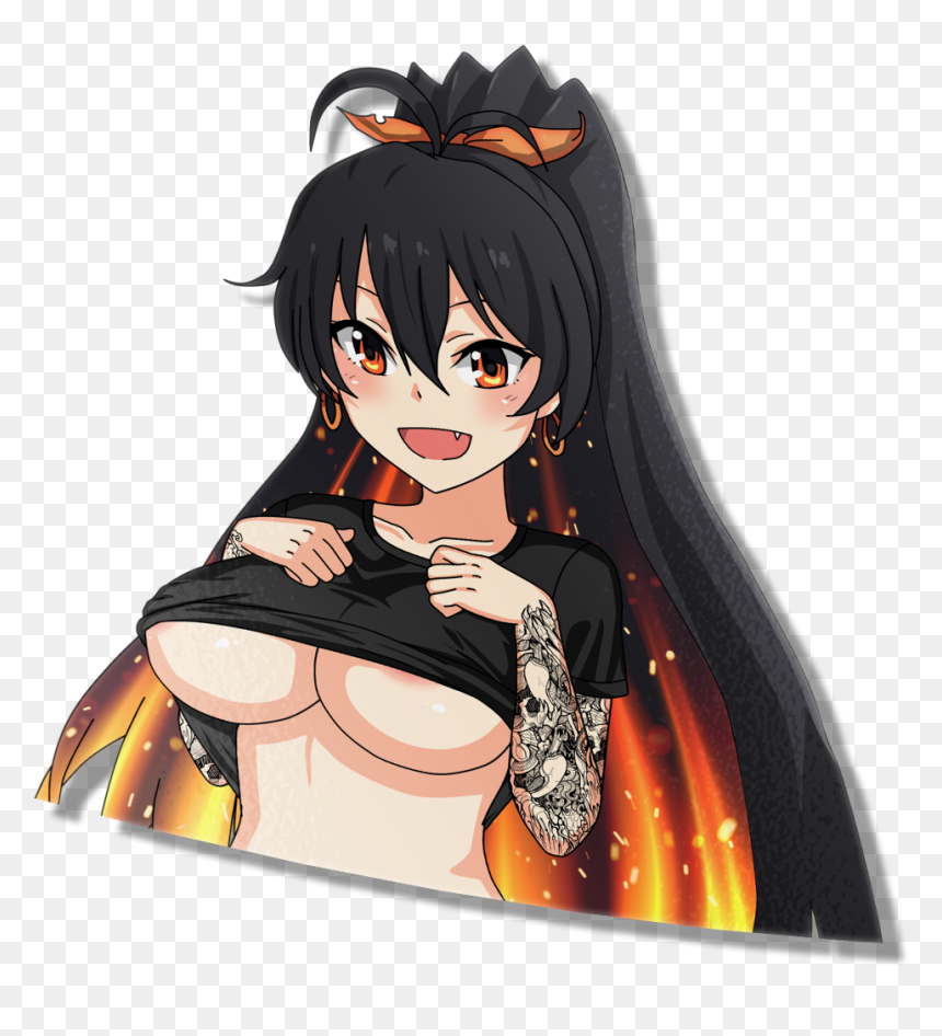 Image Of Tatted Black Hole Chan, HD Png Download - blackhole png