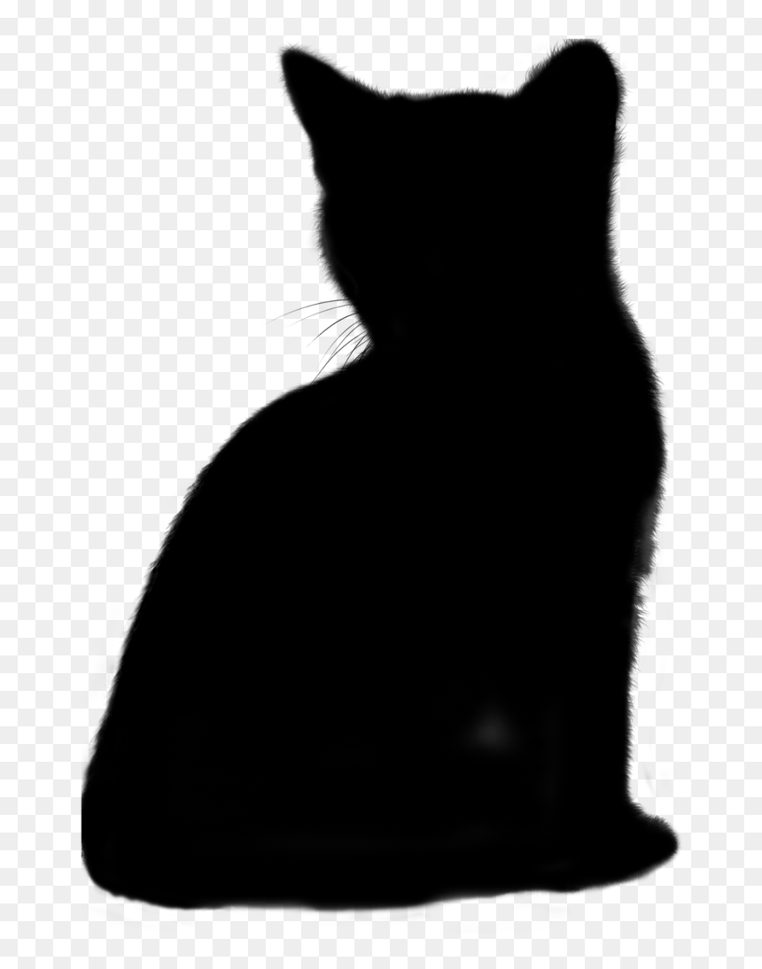 Cat, Animal, Silhouette, Sticker, Clipart - Cat Yawns, HD Png Download - cats.png
