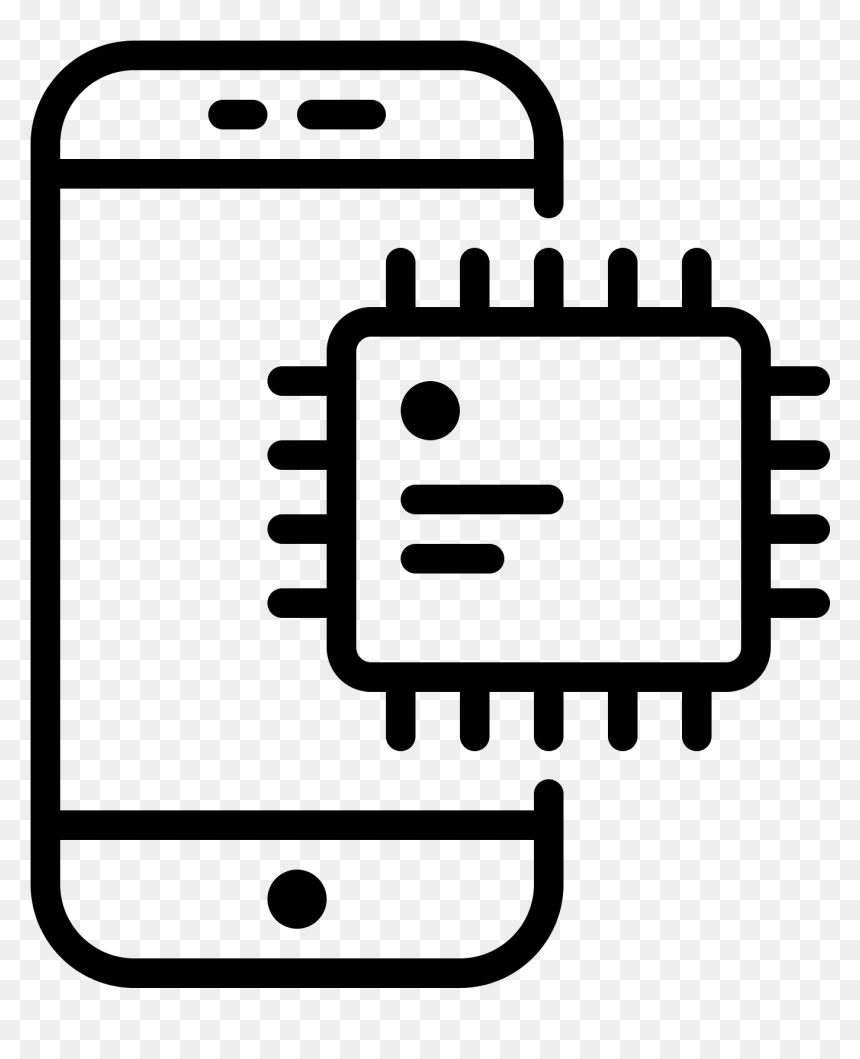Transparent Cpu Clipart - Brain Chip Icon, HD Png Download - processor png