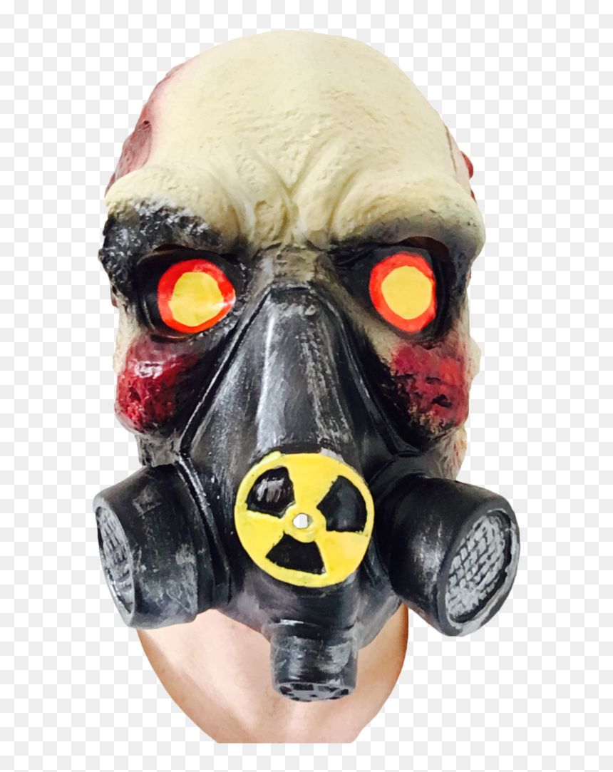 Toxic Gas Mask Latex - Mask, HD Png Download - gasmask png